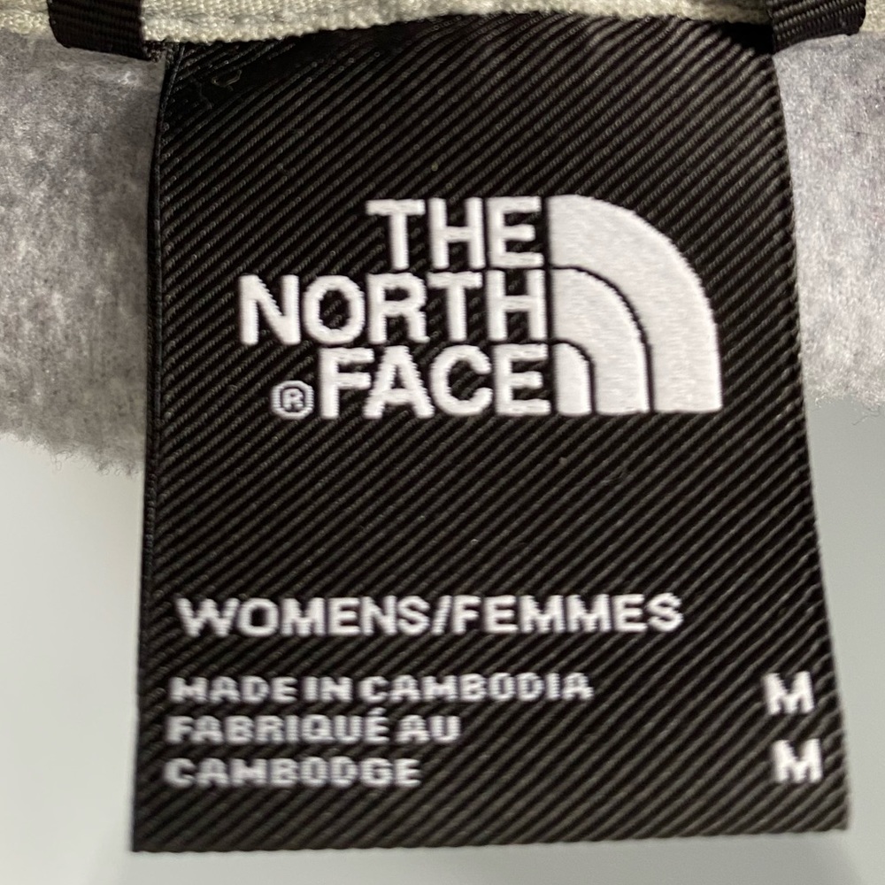 The North Face 100 Glacier 1/4 zip cropped fleece in gray Medium - Picture 11 of 16
